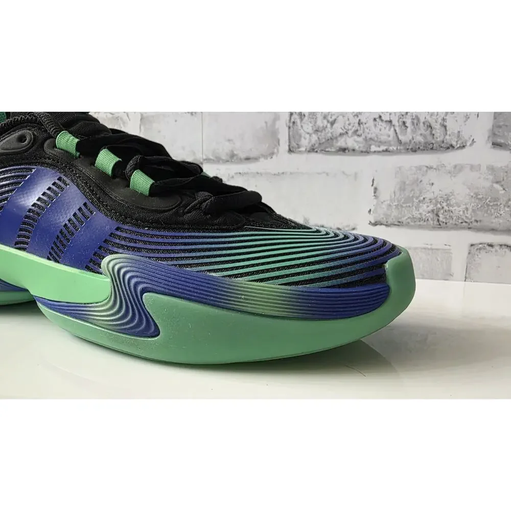 Adidas Exhibit Select 2.0 Basketball Shoes Women's Size 9 Black Green JS0642